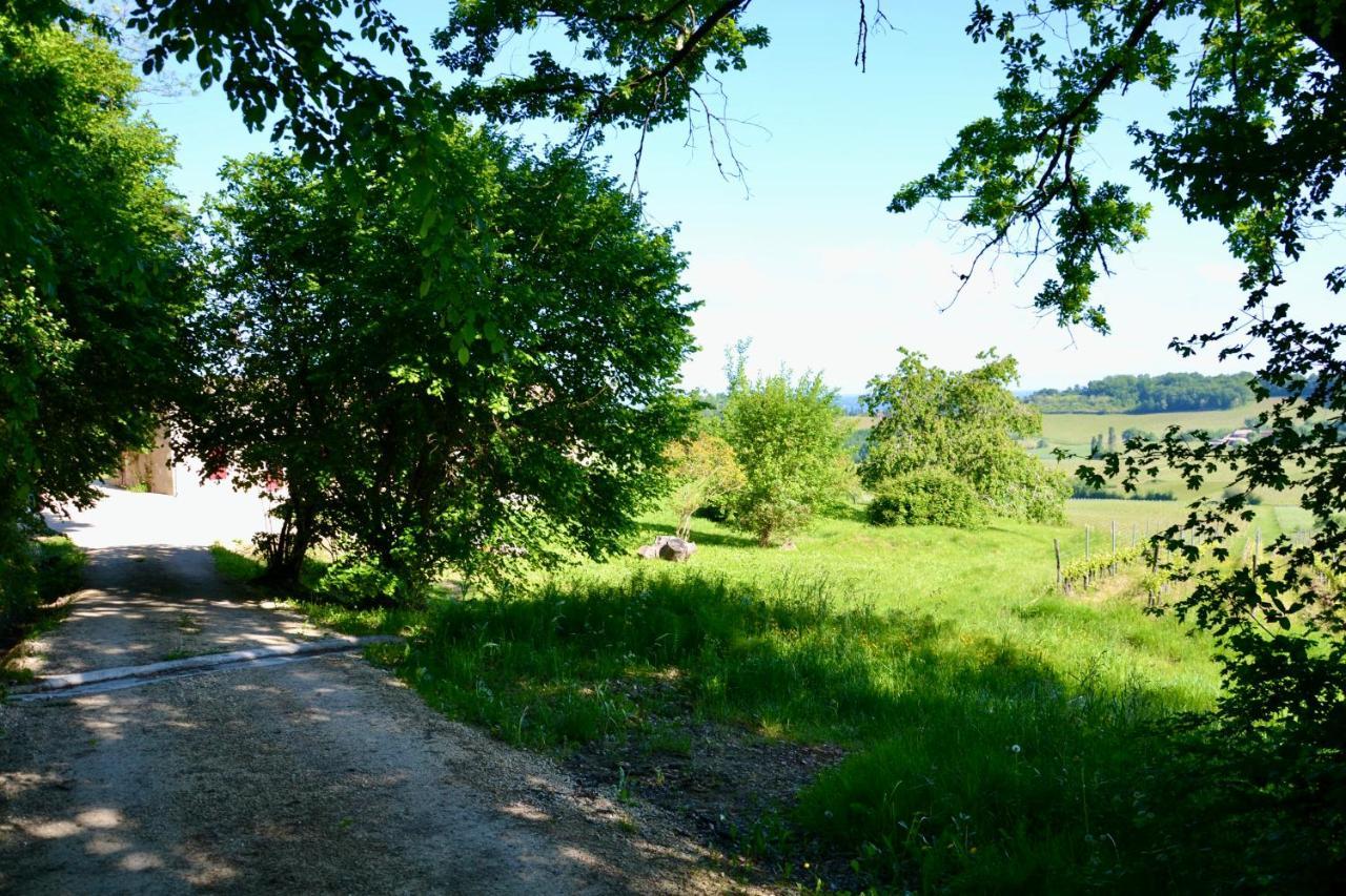 Les Chambres Du Vallon Pomport Eksteriør billede